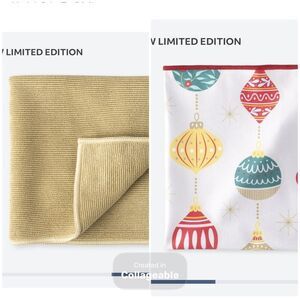 Norwex Basic Package EnviroCloth and Window Cloth Ornament and Goldenrod NWT